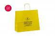gule papirposer med logo | Referanser-gule papirposer ikke dyr gul papirpose med trykk 