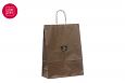 m�rkebrun papirpose | Referanser-m�rkebrune papirposer m�rkebrun papirpose med logo 