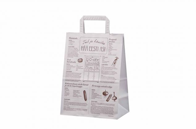 valkoiset tyylikk��t litte�kannikkeiset paperikassit 