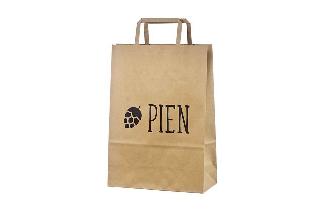 Vankka ja kest�v� litte�kannikkeinen voimapaperikassi. Voidaan r��t�l�id� omalla logolla. Toimitus