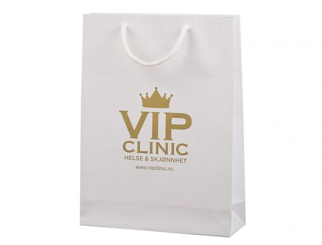 Elegant eksklusiv papirpose av h�y kvalitet. Gratis frakt til Norge. 