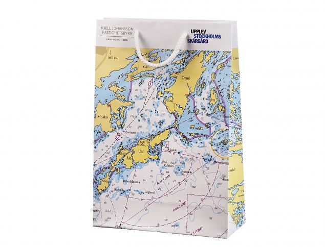 Lekker, h�ndlaget og eksklusiv papirpose. Minstebestilling med selvvalgt trykk er 50 stk. 