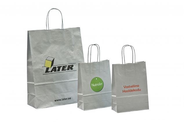 s�lv papirsposer med personligt print 