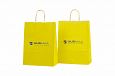 gul papirspose | Galleri af v�rker- gule papirsposer med tryk gule papirsposer med personligt logo