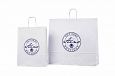 stark vit papperskasse med logotyptryck | Bildgalleri - Vita papperskassar vita papperskassar med 