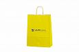 gula papperskassar med logotyptryck | Bildgalleri - Gula papperskassar gul papperskasse med person