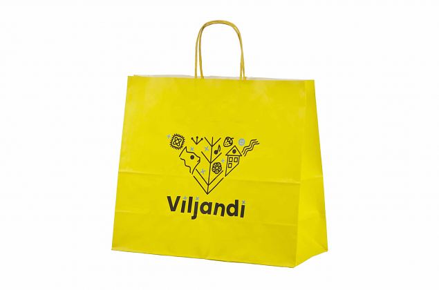 Stark, h�gklassig gul papperskasse. Gratis frakt till Sverige ing�r. Kan f�s med eller utan person