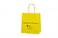 gula papperskassar med logotyptryck | Bildgalleri - Gula papperskassar Väldesignad, högklassig gul