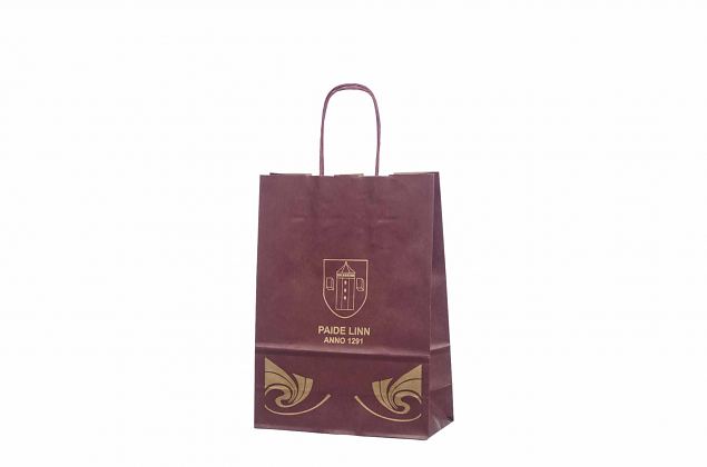 m�rkr�da papperskassar med personlig logotyp 