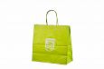 ljusgrön papperskasse med logotyp | Bildgalleri - Ljusgröna papperskassar Stilfull ljusgrön papper
