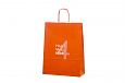 orangefrgad papperskasse med logotyptryck | Bildgalleri - Orangefrgade papperskassar Stark, hg