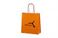 orangefrgad papperskasse med logotyp | Bildgalleri - Orangefrgade papperskassar Elegant orangef