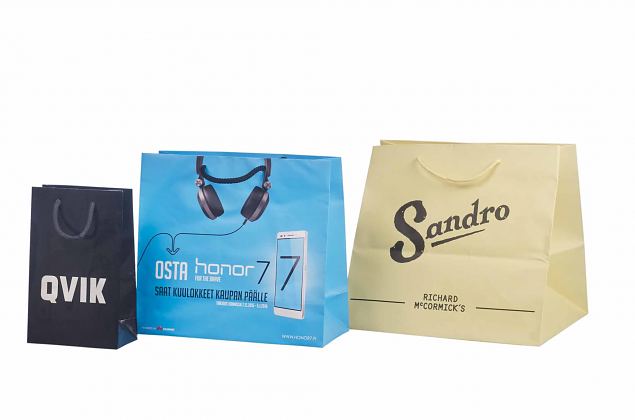 f�rdelaktiga exklusiva papperskassar med tryck 