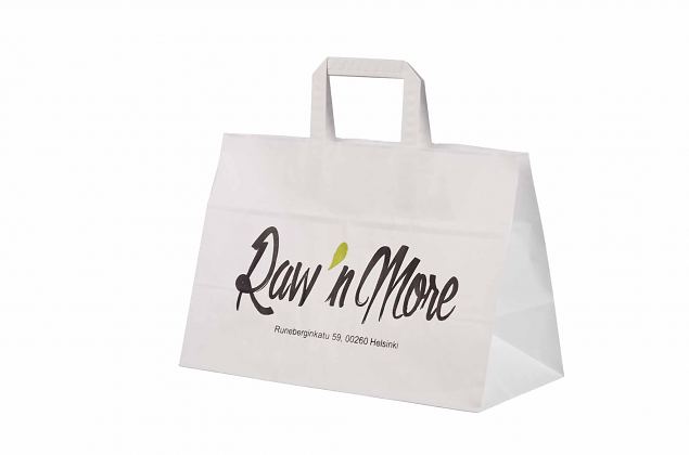 Elegant take away papperskasse i h�g kvalitet. Finns i flera storlekar. Frakt till Sverige �r kost