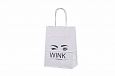 white paper bags with logo | Galleri-White Paper Bags with Rope Handles white paper bag with perso