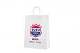 white paper bags with logo | Galleri-White Paper Bags with Rope Handles strong white kraft paper b