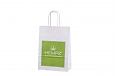 white paper bag with personal logo | Galleri-White Paper Bags with Rope Handles white paper bags w