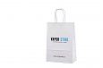 white paper bags with logo | Galleri-White Paper Bags with Rope Handles white kraft paper bag 
