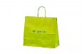 light green paper bags | Galleri-Orange Paper Bags with Rope Handles light green paper bags with p