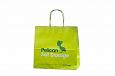 light green paper bags with print | Galleri-Orange Paper Bags with Rope Handles light green paper 