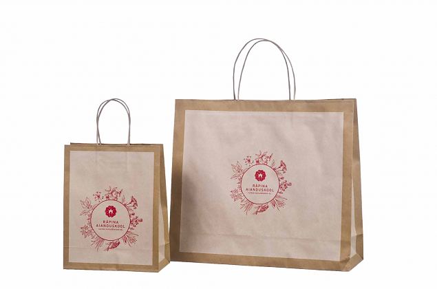 recycled paper bags with logo 