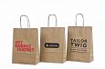 durable recycled paper bag with logo print | Galleri-Recycled Paper Bags with Rope Handles durable