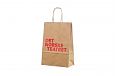 recycled paper bag with logo | Galleri-Recycled Paper Bags with Rope Handles 100% recycled paper b