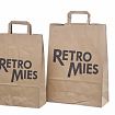 ecological paper bags with flat handles Galleri-Ecological Paper Bag with Rope Handles