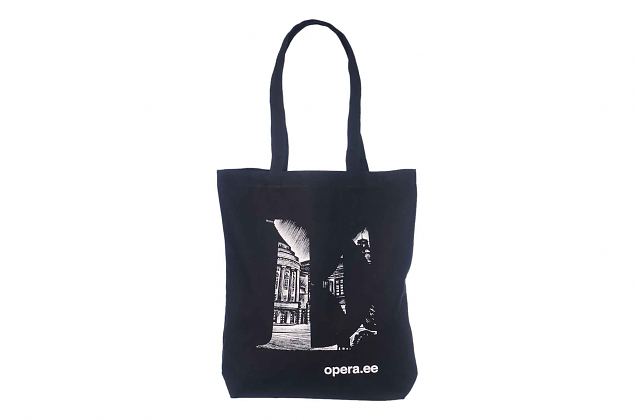 Riidest kott, mis on valmistatud musta v�rvi tugevast puuvillasest kangast. Kotile pakume logo pea