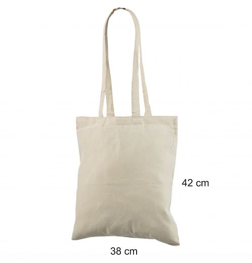 Edullinen luonnonv�rinen puuvillakassi