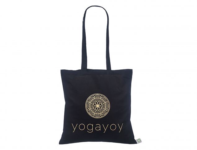 Kest�v�t ja hyv�nn�k�iset mustat ekologiset kangaskassit painatuksella 