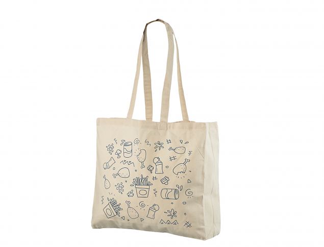 Loodusvalged k�ljevoldiga riidest kotid. Tr�kiga kottide miinumumkogus on 50 kotti. Riidest kottid