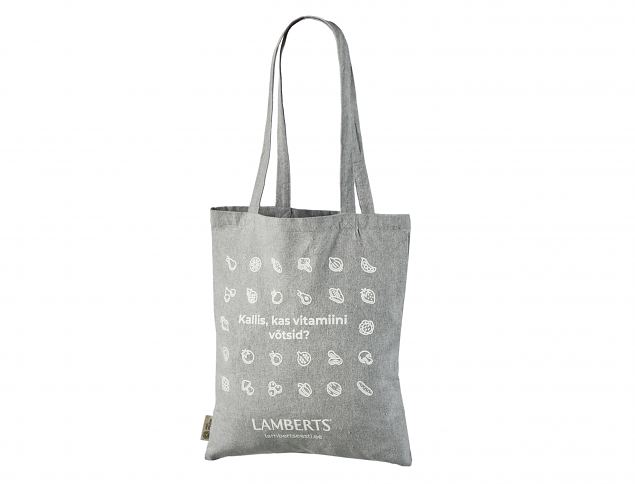 Helehallid �mbert��deldud puuvillast kotid, millel pikad sangad. Kottidele on v�imalik peale tr�kk