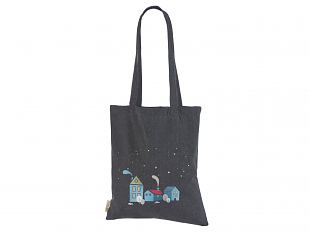 Tumehallid �mbert��deldud puuvillast kotid. Kottidele on v�ima Fotogalerii- tumehallid �mbert��deldud puuvillast kotid tr�kiga