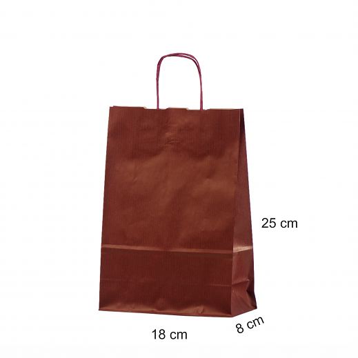 Veinipunane paberkott m��tudega 18x8x25 cm