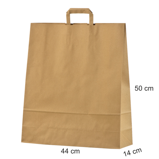 Litte�kahvallinen ekokassi 44x14x50 cm