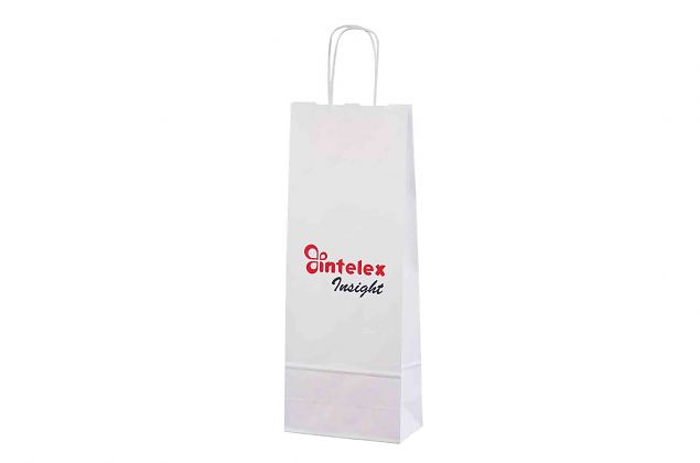 wine paper bag for a one bottle 