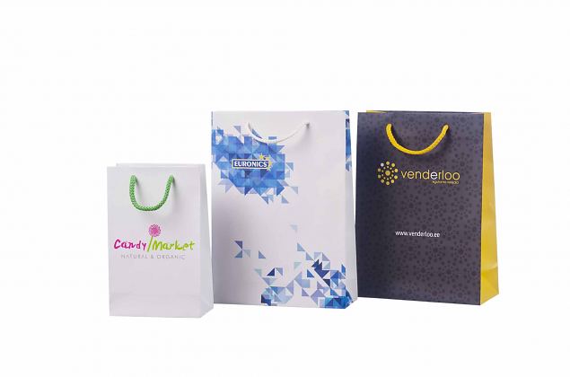 Laminated Paper Bags with print 