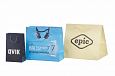 white paper bag with white handles | Galleri Laminated Paper Bags with logo 