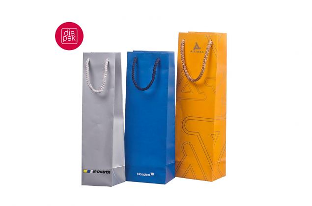 lamineeritud paberist tr�kiga eritellimusel veinikott 