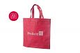 punane non woven riidest kott | Fotogalerii- punased riidest kotid klientide logodega punane non w