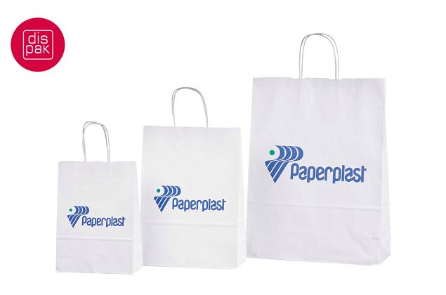 Valged paberkotid personaalse pealetr�kiga 