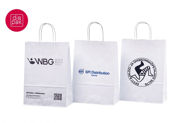 n��rsangadega logo pealetr�kiga paberkotis 