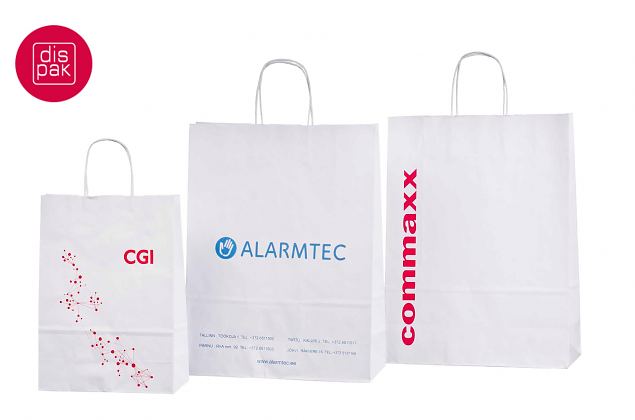 �rikingituste pakkimiseks sobivad h�sti valged paberkotid 