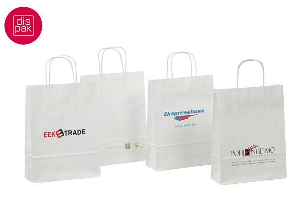 logotr�kiga valge paberkott 