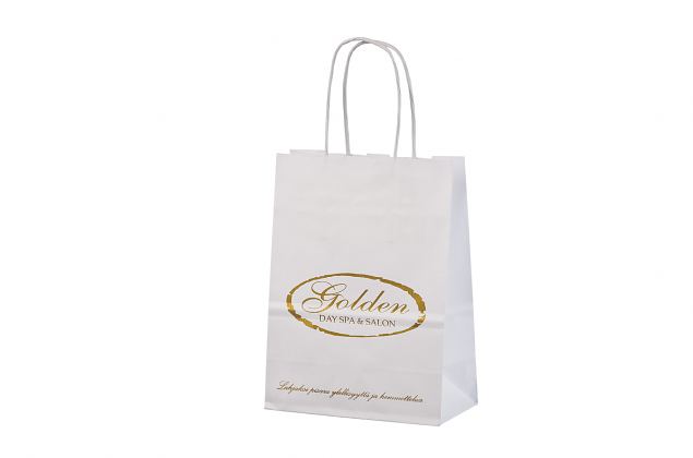 Valget v�rvi paberkott on toodetud kvaliteetsestt triibulisest 80gr/m2 kraftpaberist. Valikus erin